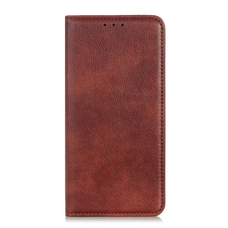 Flip Cover Xiaomi Redmi 9T Cuir Fendu Mat