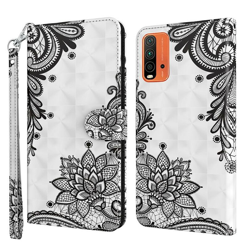 Housse Xiaomi Redmi 9T Chic Dentelle