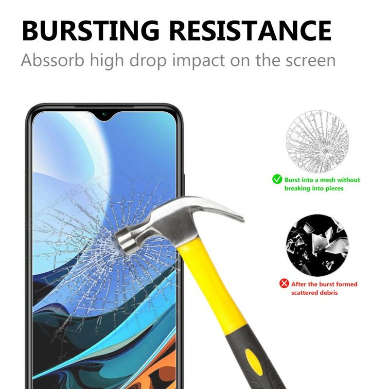 Protection verre trempé 2.5D pour écran du Xiaomi Redmi 9T