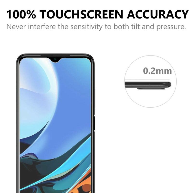 Protection verre trempé 2.5D pour écran du Xiaomi Redmi 9T