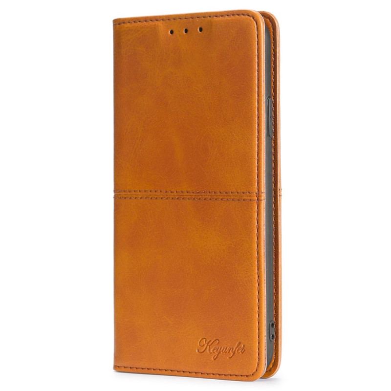 Flip Cover Vivo Y35 / Y22s Effet Cuir Rétro