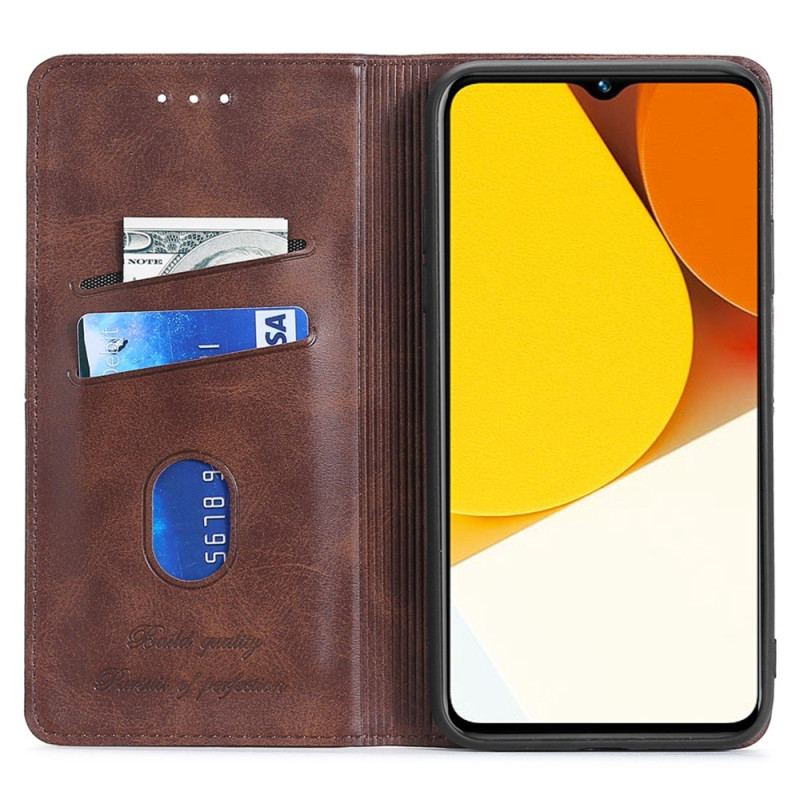 Flip Cover Vivo Y35 / Y22s Effet Cuir Rétro