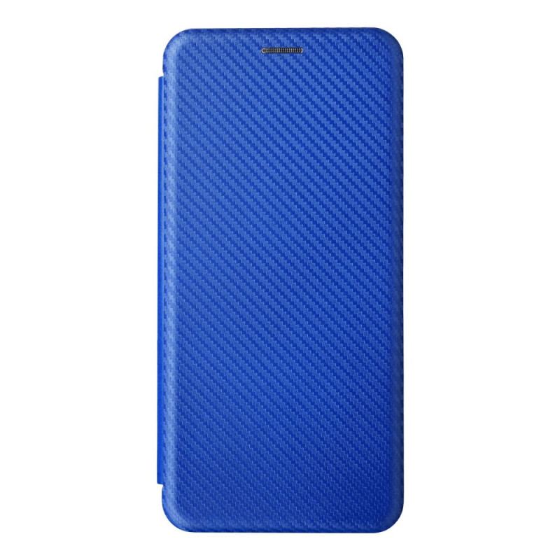 Flip Cover Vivo Y35 / Y22s Fibre Carbone