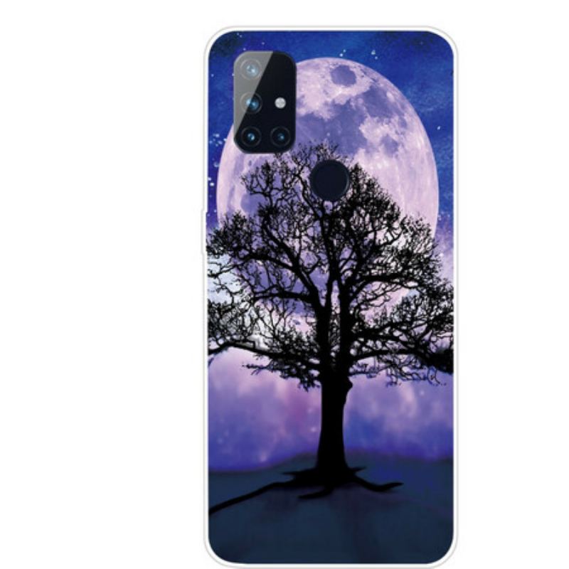 Coque OnePlus Nord N10 Arbre et Lune