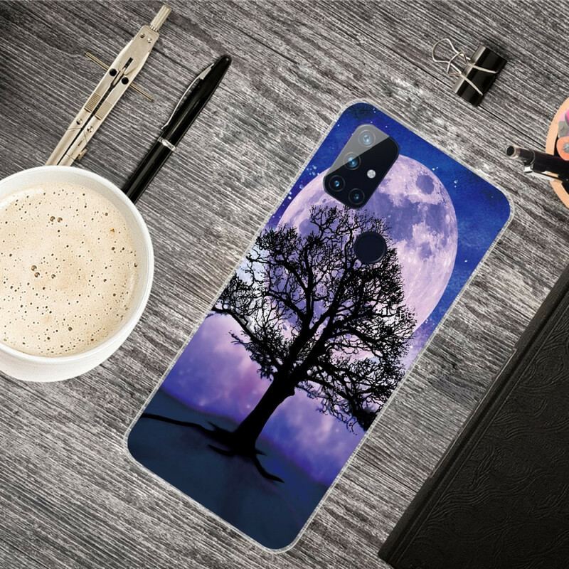 Coque OnePlus Nord N10 Arbre et Lune