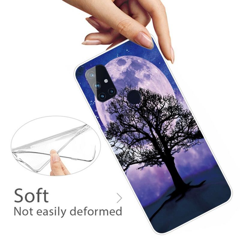 Coque OnePlus Nord N10 Arbre et Lune