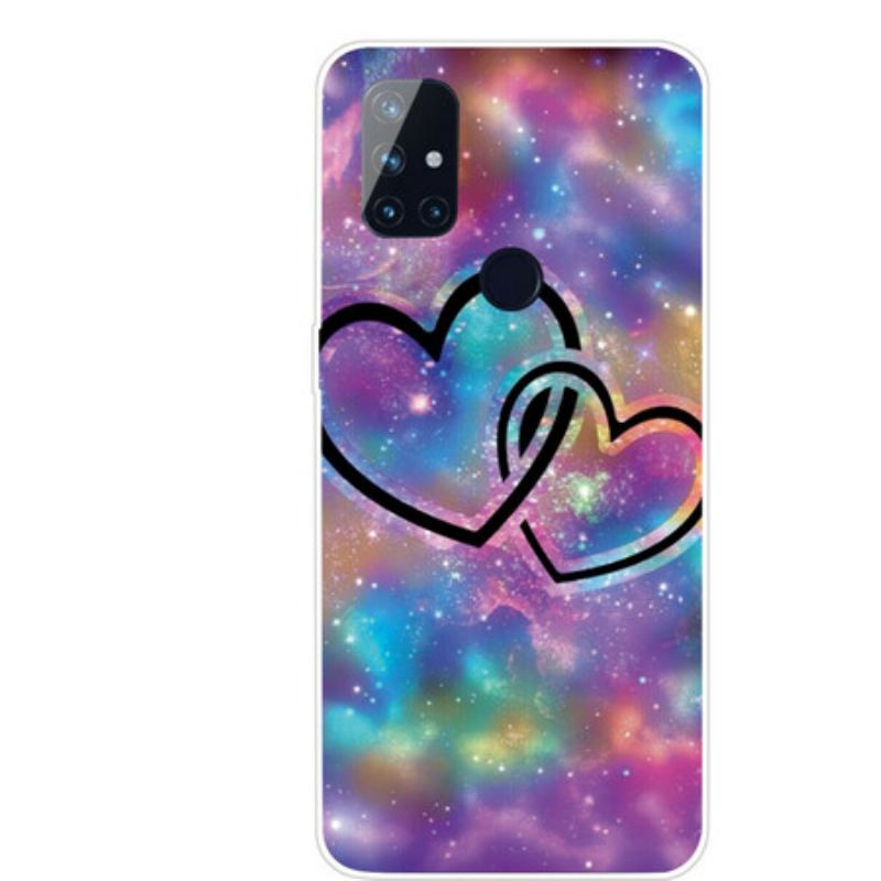 Coque OnePlus Nord N10 Coeurs Enchaînés