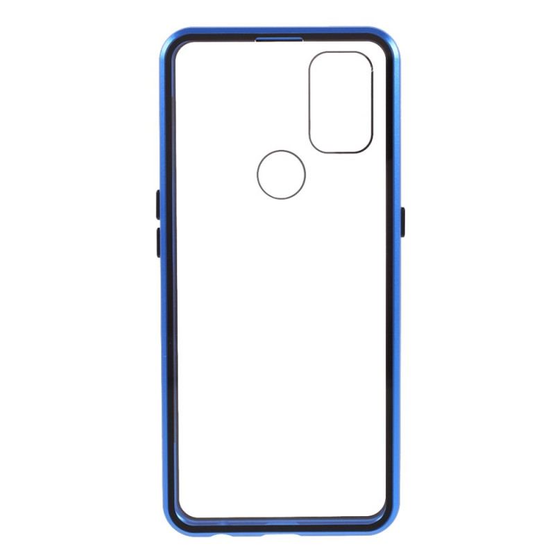 Coque OnePlus Nord N10 Deux Cotés Magnétique Verre Trempé et Métal