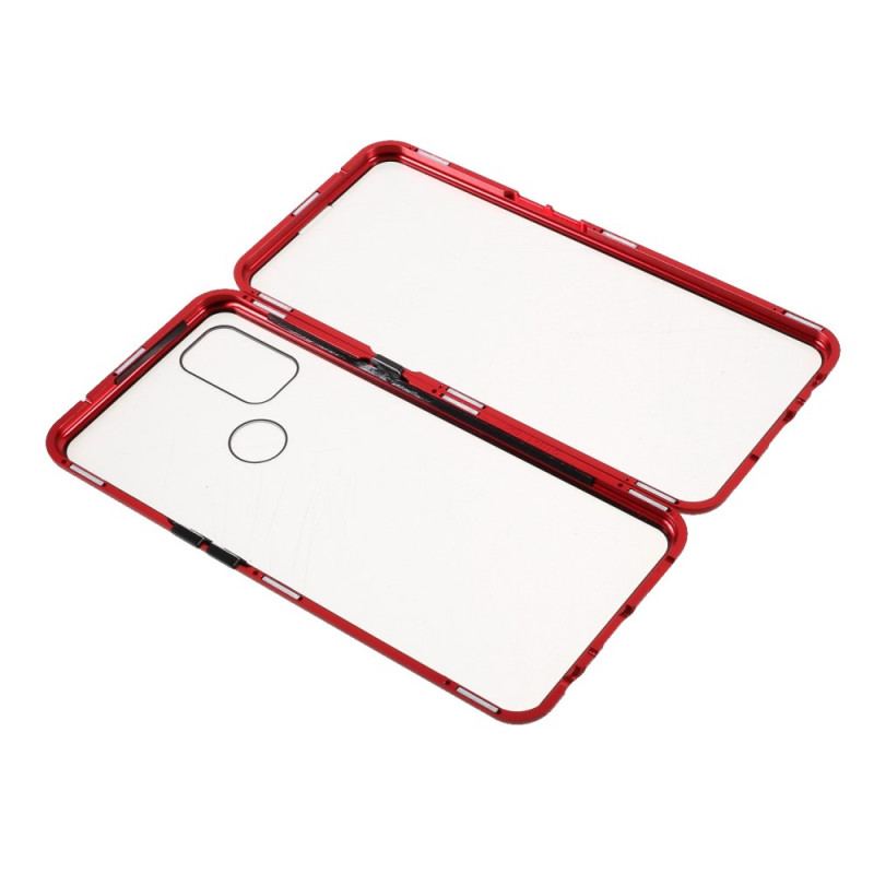 Coque OnePlus Nord N10 Deux Cotés Magnétique Verre Trempé et Métal