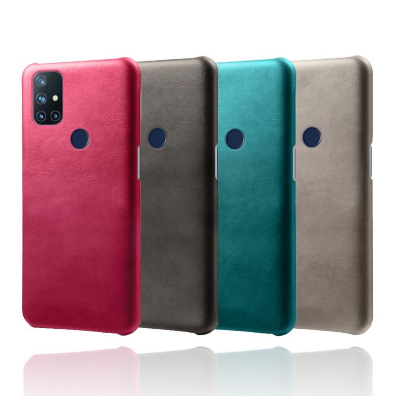 Coque OnePlus Nord N10 Effet Cuir KSQ