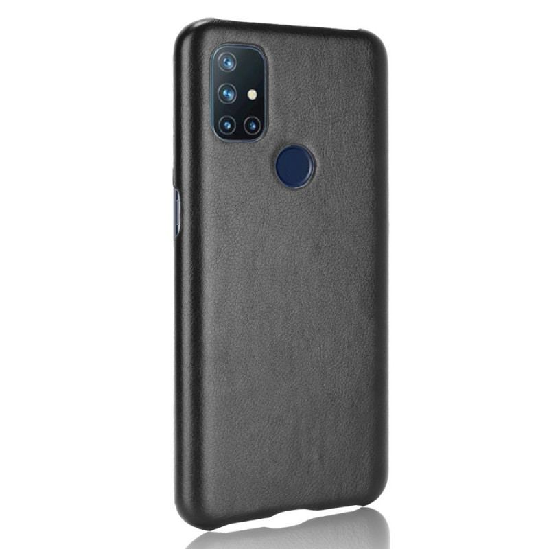 Coque OnePlus Nord N10 Effet Cuir Litchi Performance