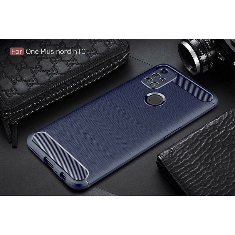 Coque OnePlus Nord N10 Fibre Carbone Brossée