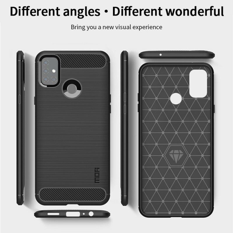 Coque OnePlus Nord N10 Fibre Carbone Brossée MOFI