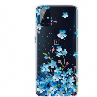 Coque OnePlus Nord N10 Fleurs Bleues