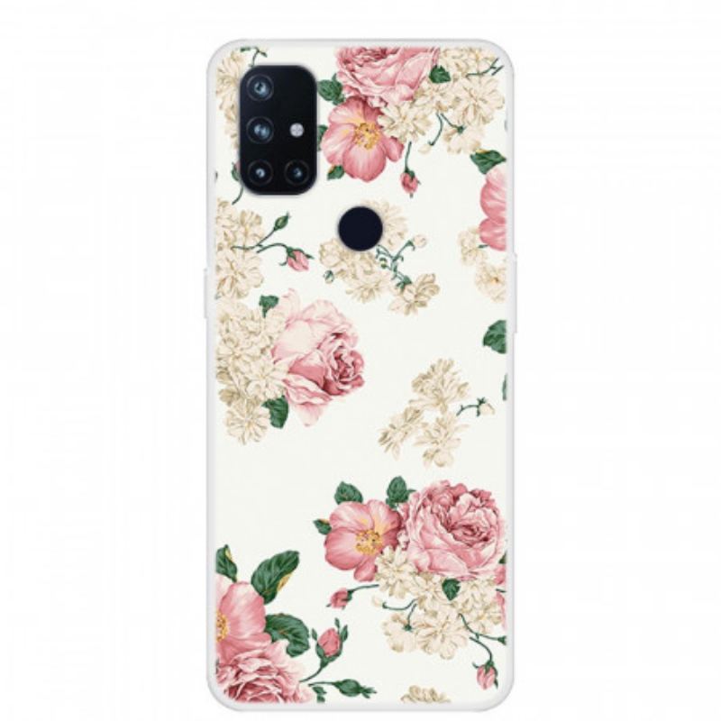 Coque OnePlus Nord N10 Fleurs Liberty