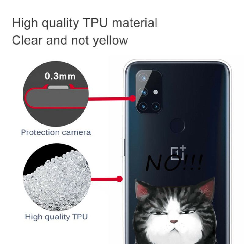 Coque  OnePlus Nord N10 Le Chat Qui Dit Non