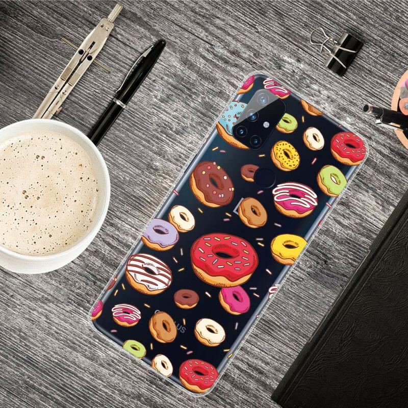 Coque OnePlus Nord N10 love Donuts