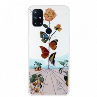 Coque OnePlus Nord N10 Papillons de la Nature