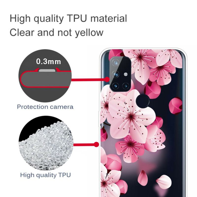 Coque OnePlus Nord N10 Petites Fleurs Roses