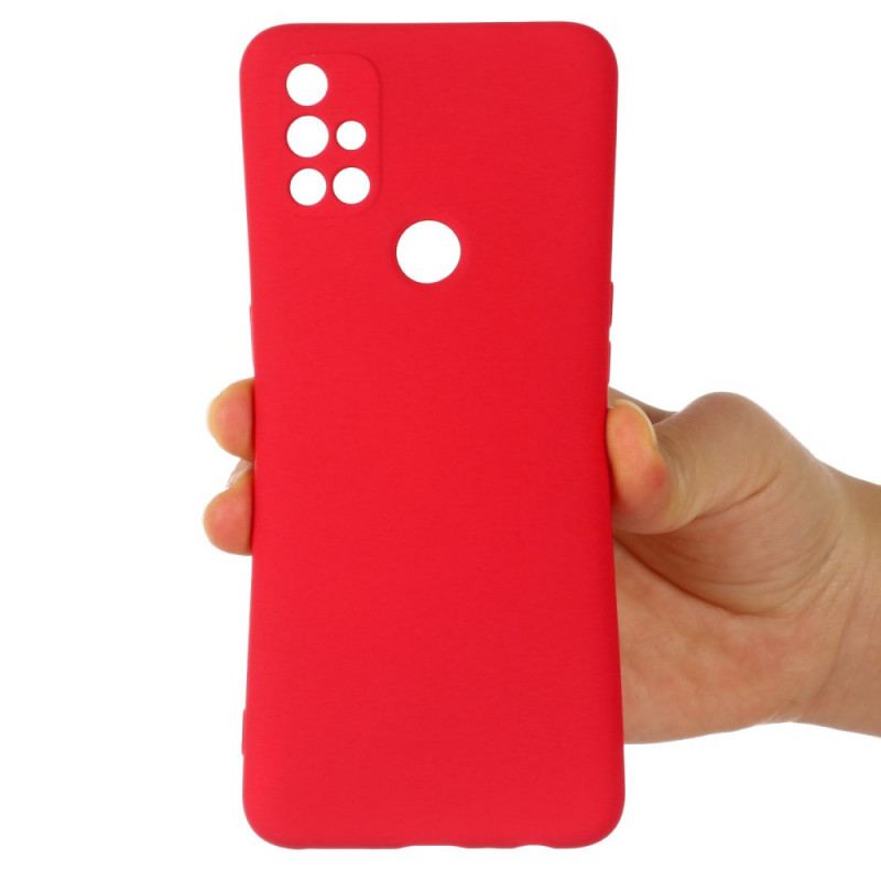 Coque OnePlus Nord N10 Silicone Liquide Avec Lanière