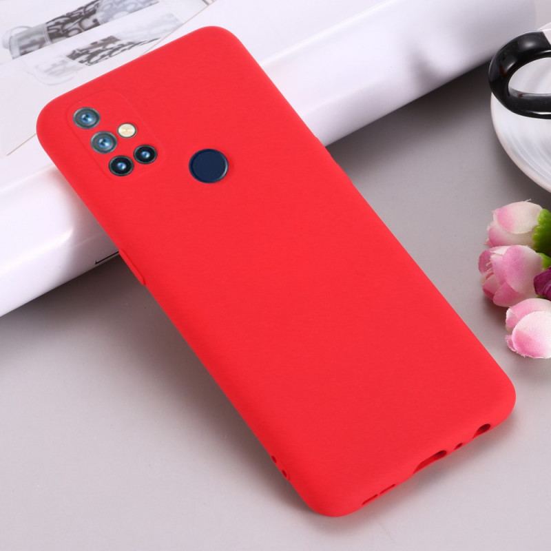 Coque OnePlus Nord N10 Silicone Liquide Avec Lanière