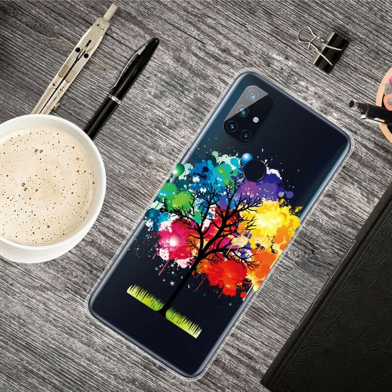 Coque OnePlus Nord N10 Transparente Arbre Aquarelle