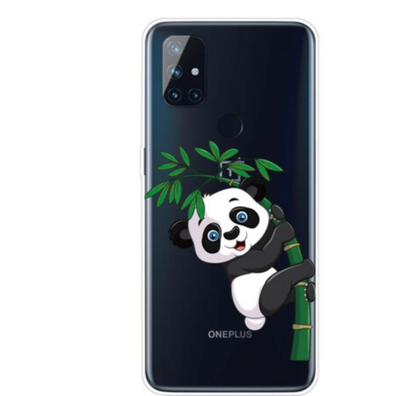 Coque OnePlus Nord N10 Transparente Panda Sur Le Bambou