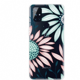 Coque OnePlus Nord N10 Transparente Une Fleur