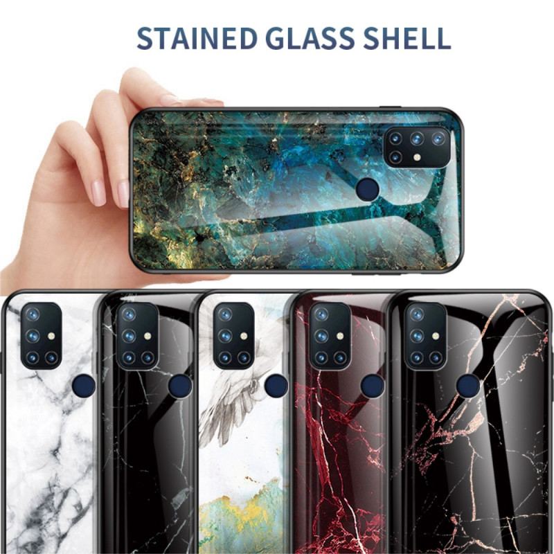 Coque OnePlus Nord N10 Verre Trempé Marble Colors