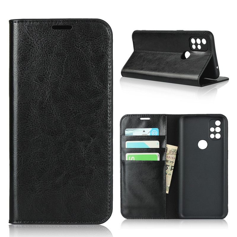 Flip Cover OnePlus Nord N10 Cuir Véritable