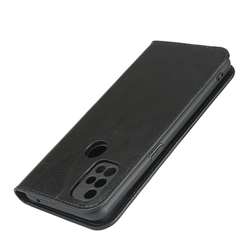 Flip Cover OnePlus Nord N10 Cuir Véritable