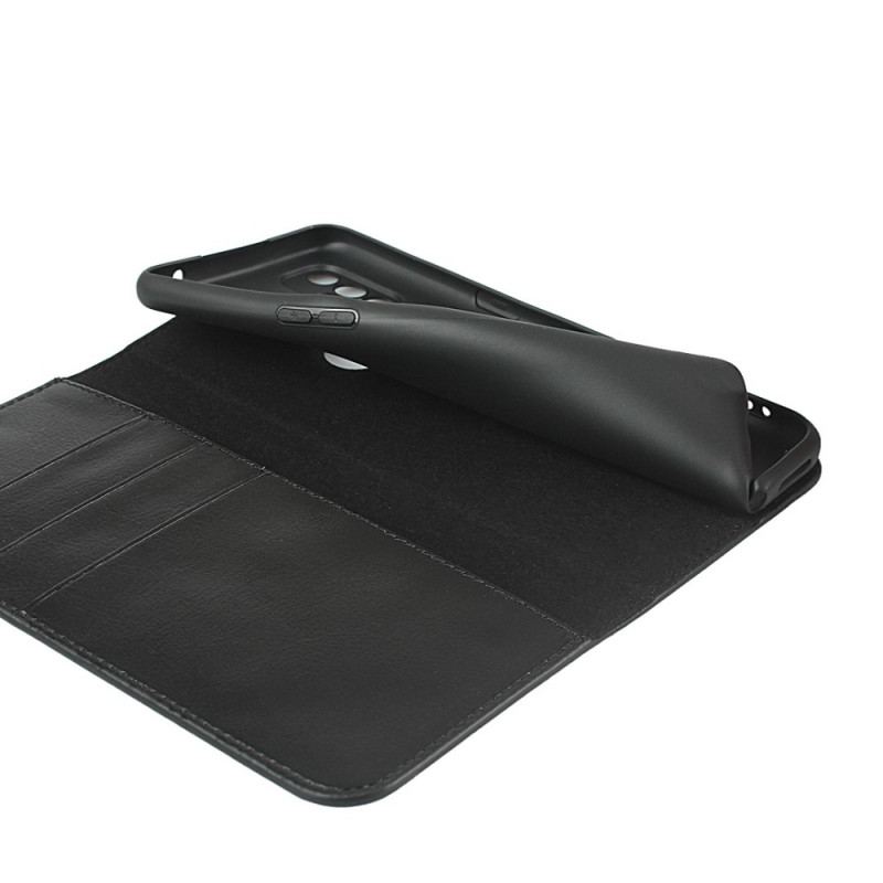 Flip Cover OnePlus Nord N10 Cuir Véritable