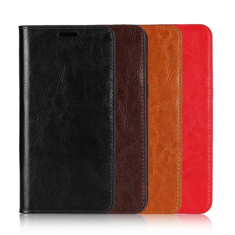 Flip Cover OnePlus Nord N10 Cuir Véritable