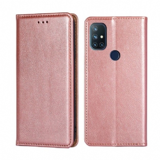 Flip Cover OnePlus Nord N10 Style Cuir Fin