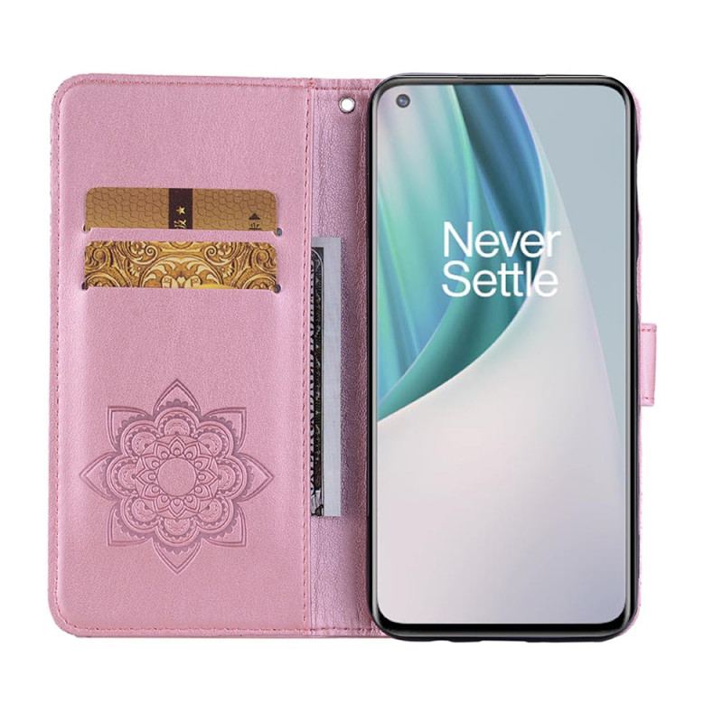 Housse OnePlus Nord N10 Hibou Mandala et Breloque