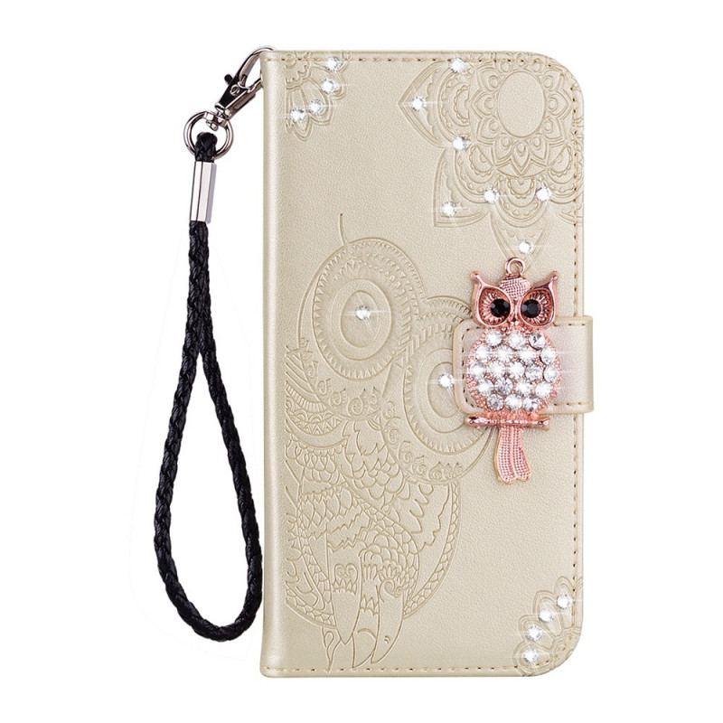 Housse OnePlus Nord N10 Hibou Mandala et Breloque