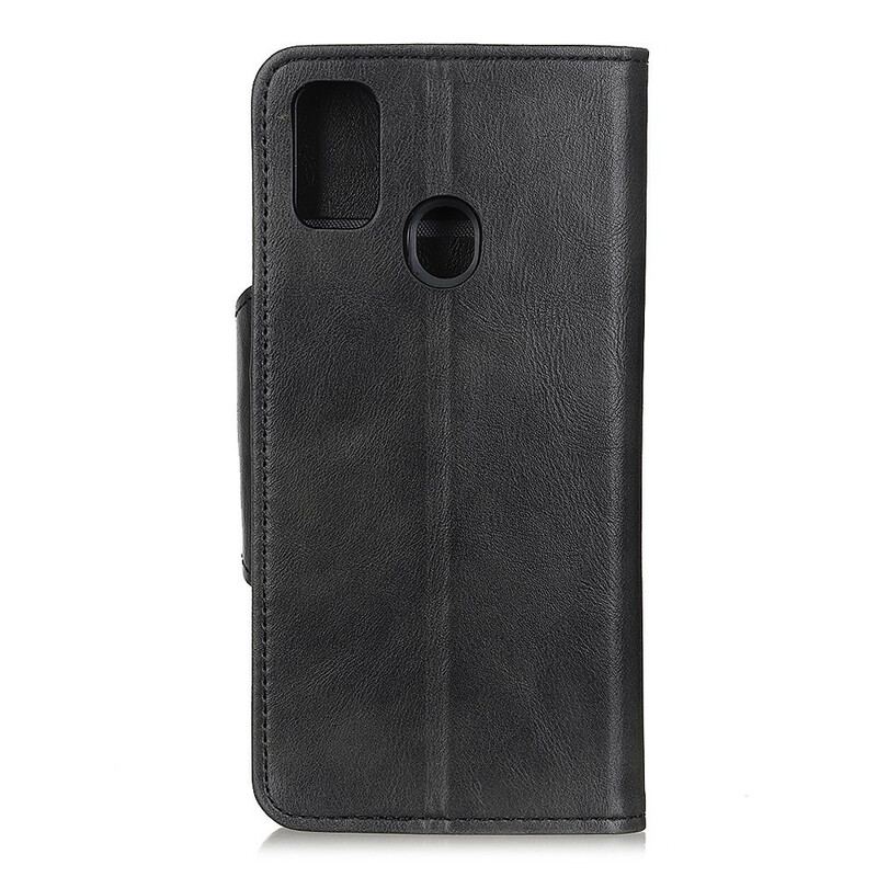 Housse OnePlus Nord N10 Simili Cuir Bouton Décoratif