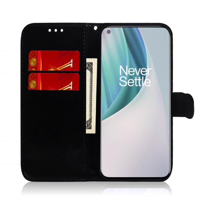 Housse OnePlus Nord N10 Simili Cuir Couverture Miroir