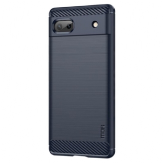 Coque Google pixel 6A Fibre Carbone Brossée MOFI