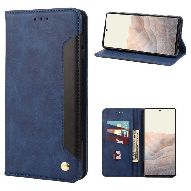 Flip Cover Google Pixel 6A Bicolore Signature