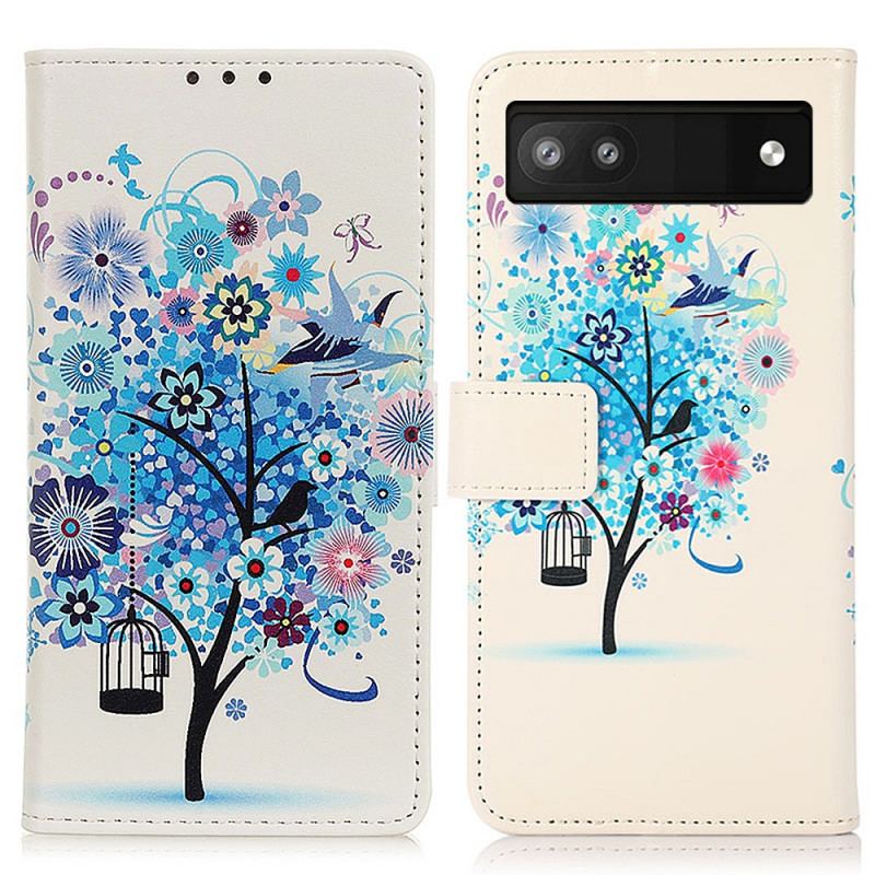 Housse Google Pixel 6A Arbre Fleuri