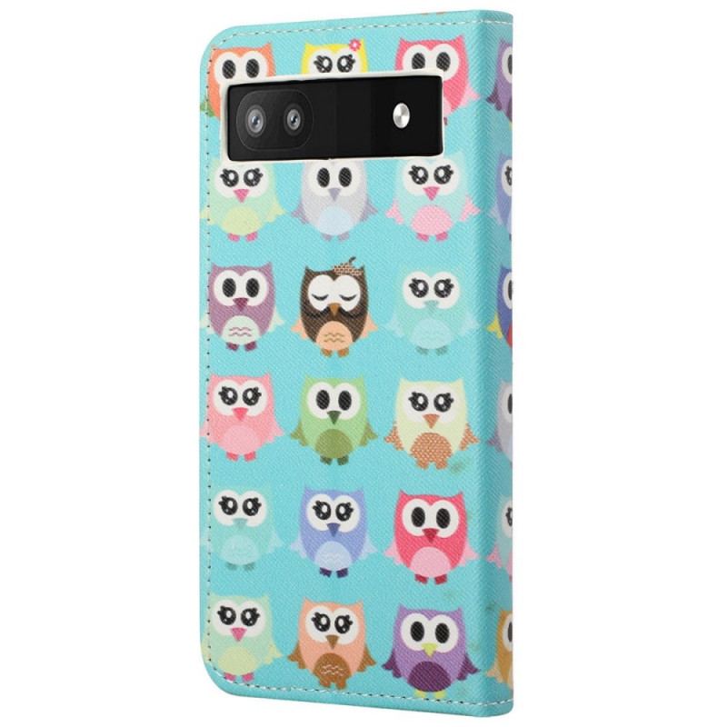 Housse Google Pixel 6A Clan de Hiboux