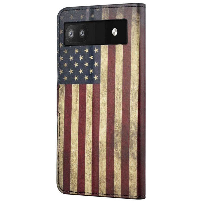 Housse Google Pixel 6A Drapeau Américain