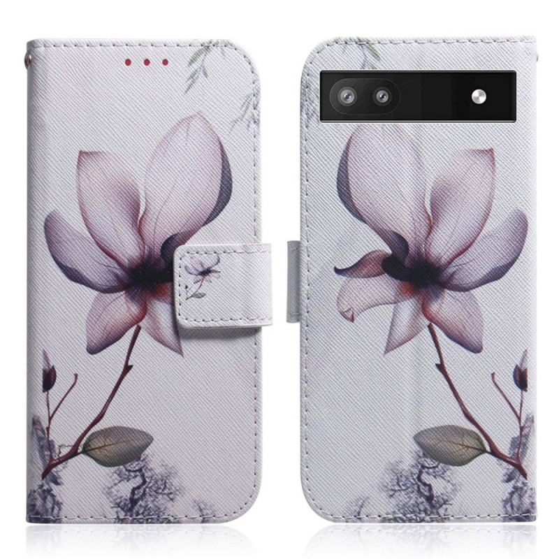 Housse Google Pixel 6A Fleur Rose