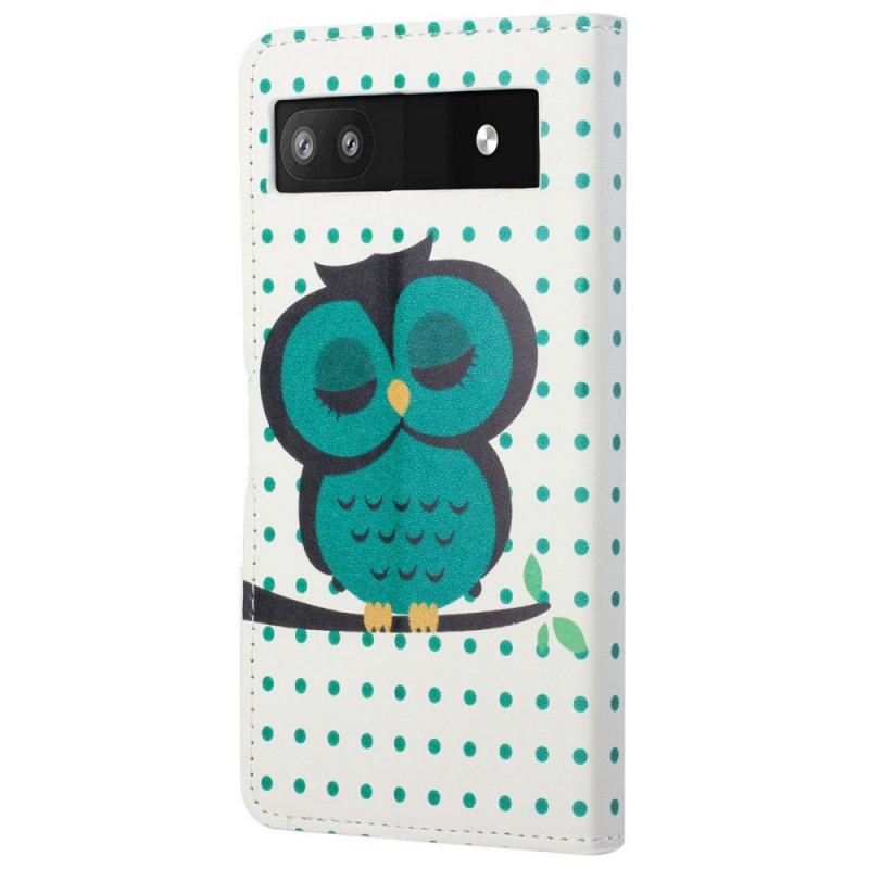 Housse Google Pixel 6A Hibou Endormi