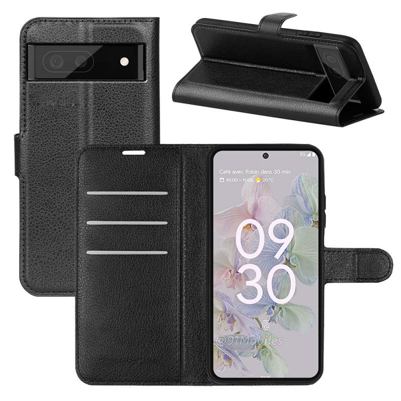 Housse Google Pixel 6A Style Cuir Classique