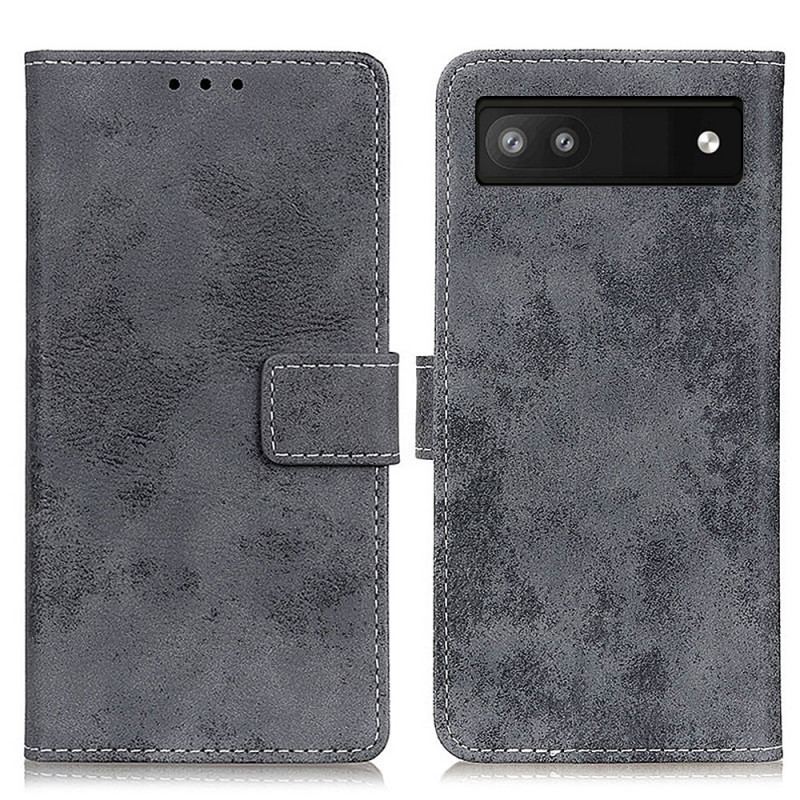 Housse Google Pixel 6A Style Cuir Vintage