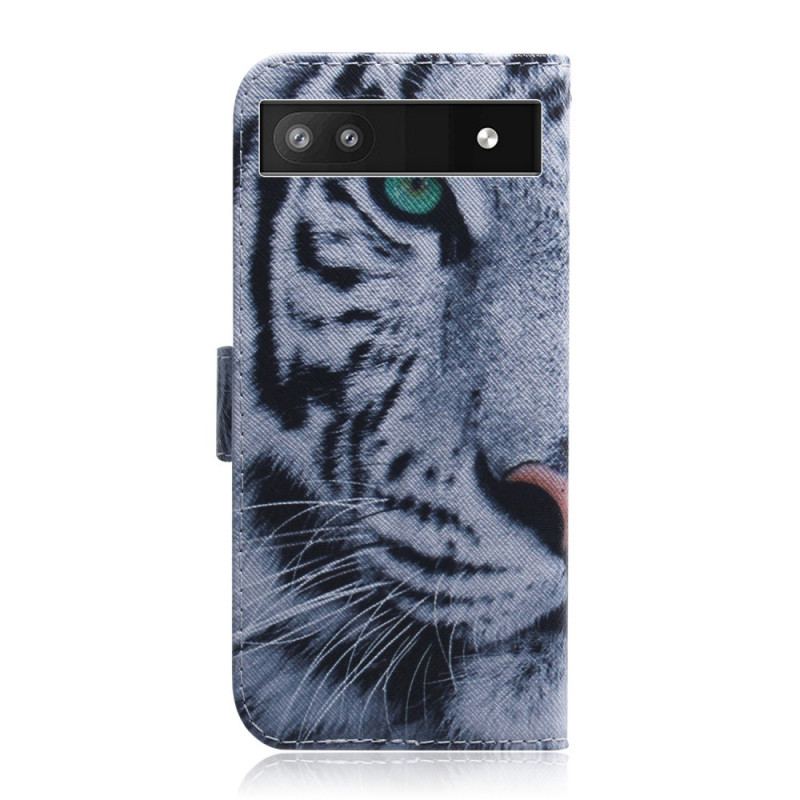 Housse Google Pixel 6A Tigre Blanc