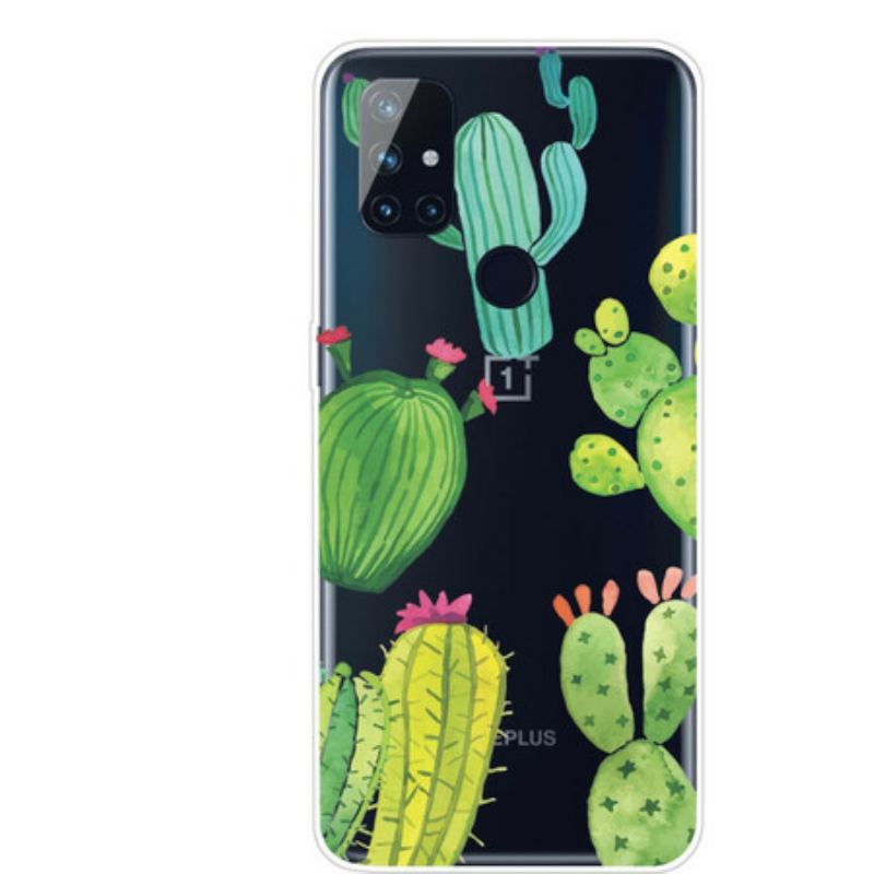 Coque OnePlus Nord N100 Cactus Aquarelle