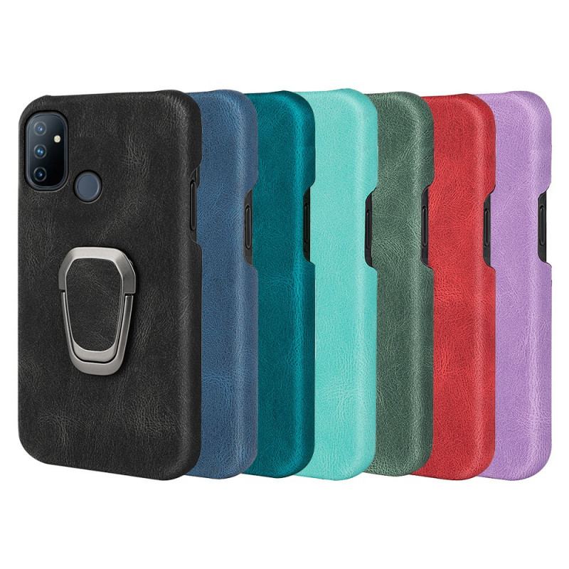 Coque OnePlus Nord N100 Effet Cuir Anneau-Support New Colors